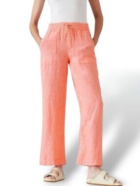 Athleta Retreat Linen Wide Leg Pant